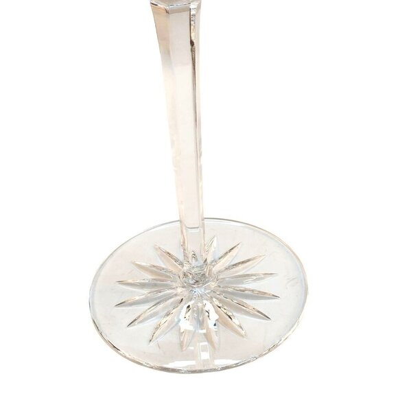 Crystal Candlestick Holders Rogaska Richmond 8" tall Set of 2 - Picture 3 of 12